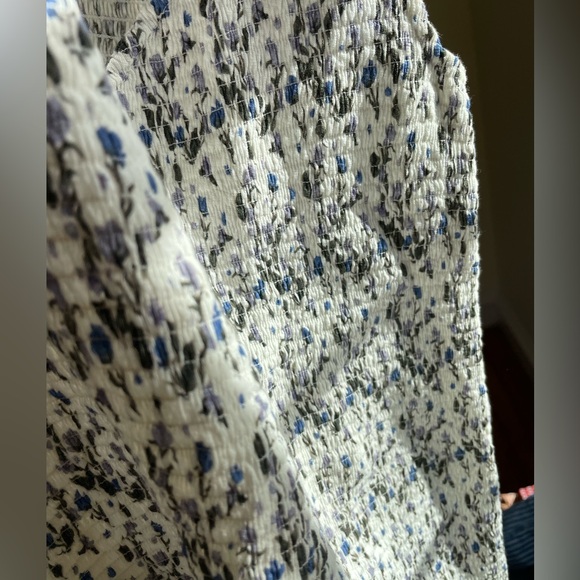 Nation LTD Bella Smocked Tank Top Medium Cottagecore Floral - Picture 6 of 8